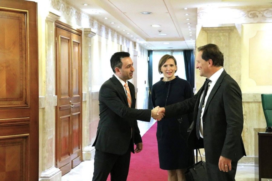 Basha takon Shefin e Divizionit për Kosovë pranë Komisionit Evropian