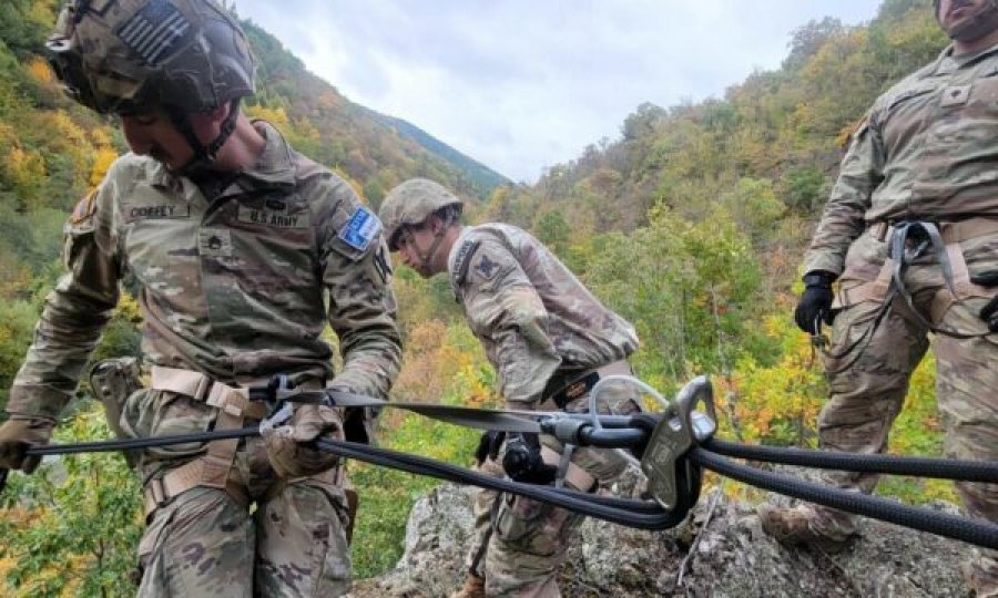 Ushtarët amerikanë e gjermanë të KFOR it zhvillojnë bashkë një trajnim  Qëllimi ishte rritja e sigurisë