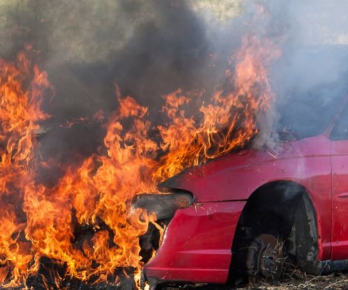 Digjet një veturë në Prishtinë