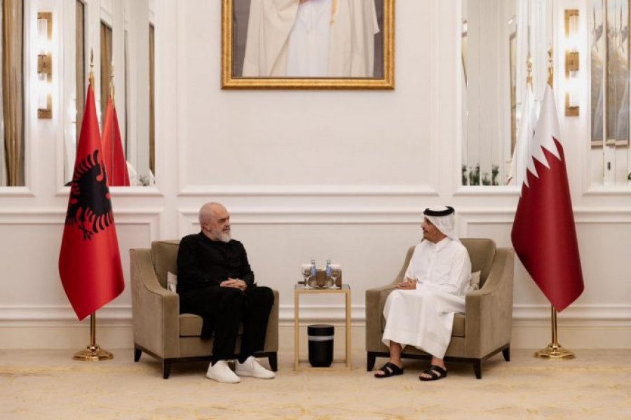 Rama pritet nga kryeministri i Katarit: Biseduam për projekte me rëndësi për Shqipërinë
