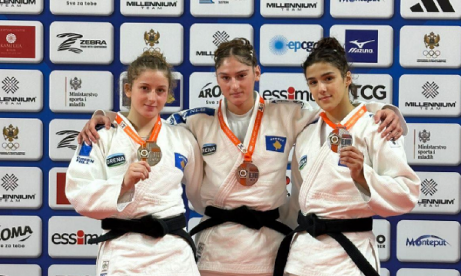Kosova me suksesin e radhës në xhudo  tri medalje të fituara në Podgoricë