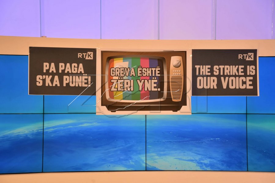 “Pa paga s’ka punë” - punëtorët e RTK-së qe 24 ditë pa paga, futen në grevë dyorëshe