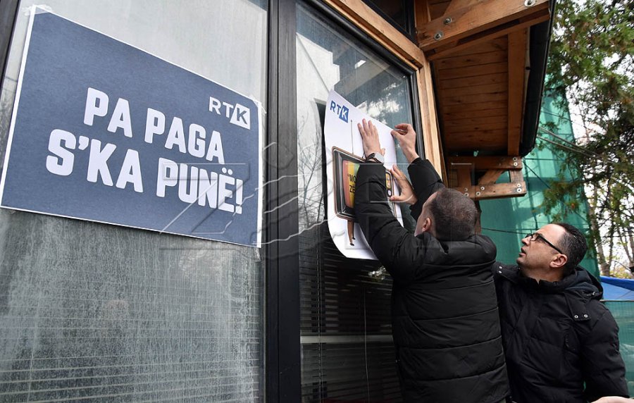 Vazhdon edhe sot protesta e punëtorëve të RTK-së