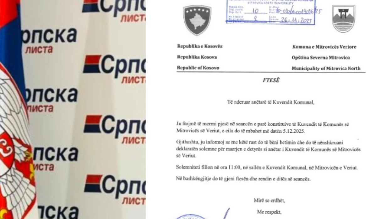Tërhiqet Lista Serbe, ftesa për mbledhje në Mitrovicë të Veriut tash me emrin “Republika e Kosovës”