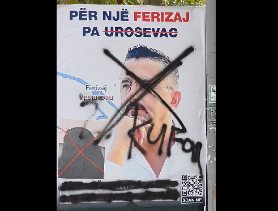 Kandidatit të pavarur për Ferizajin, i vandalizohet posteri i fushatës