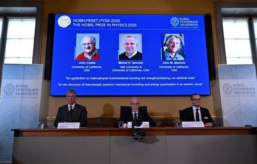 Shkencëtarët amerikanë fitojnë Çmimin Nobel për zbulime në fizikën kuantike