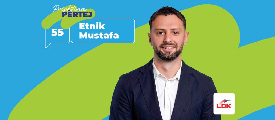 Etnik Mustafa kërkon besimin e prishtinasve në zgjedhjet e 12 tetorit