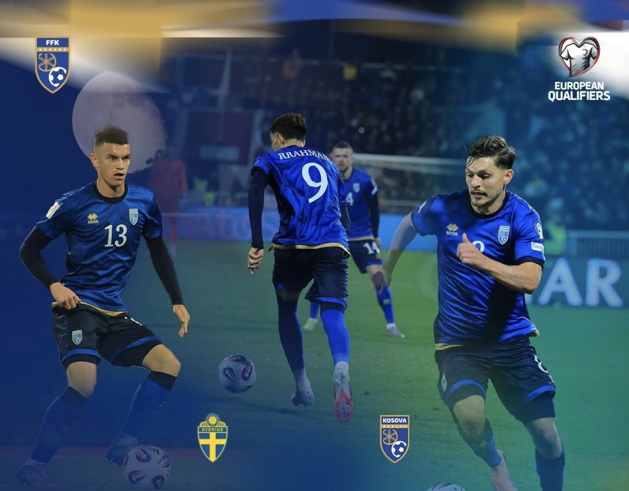 Formacionet zyrtare: Suedi - Kosovë