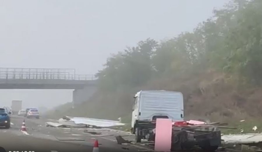 Aksident në autostradën “Ibrahim Rugova”, ka të lënduar