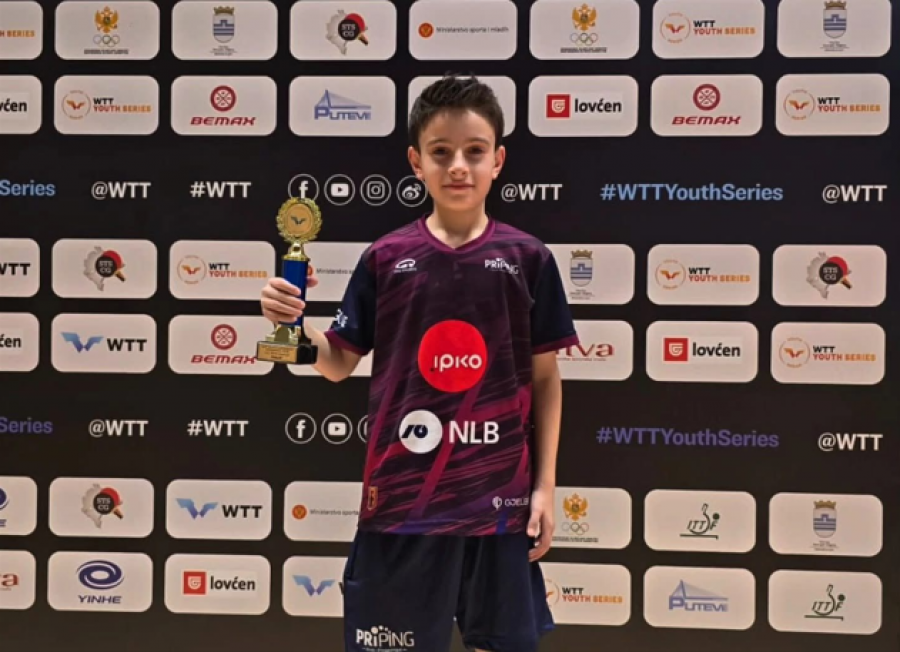 Denat Makolli fiton trofe në WTT Youth Contender Podgorica 2025