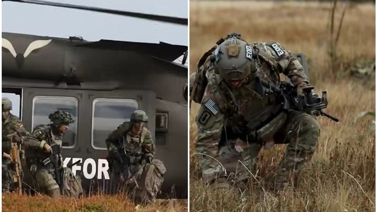 KFOR i zhvillon stërvitje me helikopterë amerikanë në jug të Kosovës
