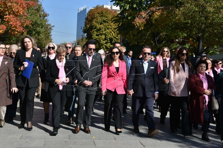 Lufta kundër kancerit të gjirit, Osmani: Në këtë muaj ne nuk flasim vetëm për dhimbje, por flasim mbi të gjitha për guxim