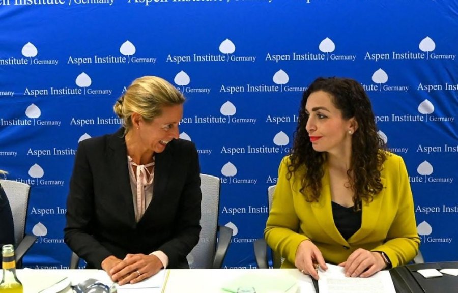 Osmani në Aspen Institute në Berlin: E ardhmja e Kosovës është në NATO dhe në Bashkimin Evropian