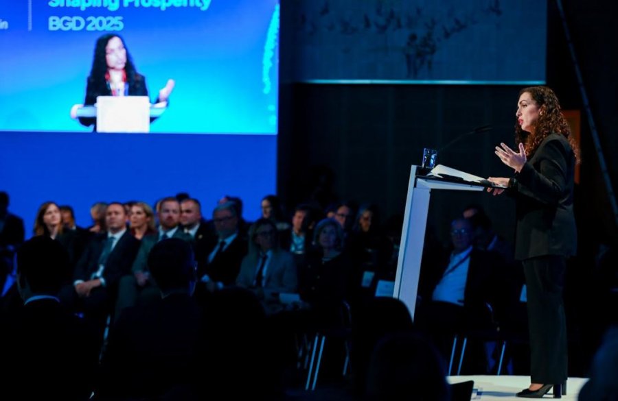 “Kosova, partnere e BE-së”, presidentja flet nga Berlini