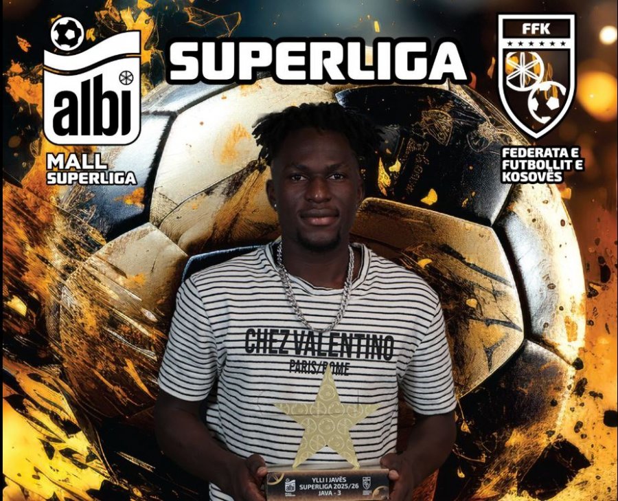 Shkëlqeu me dy gola ndaj Ferizajt, Valentin Serebe “Ylli i Javës” në Superligë
