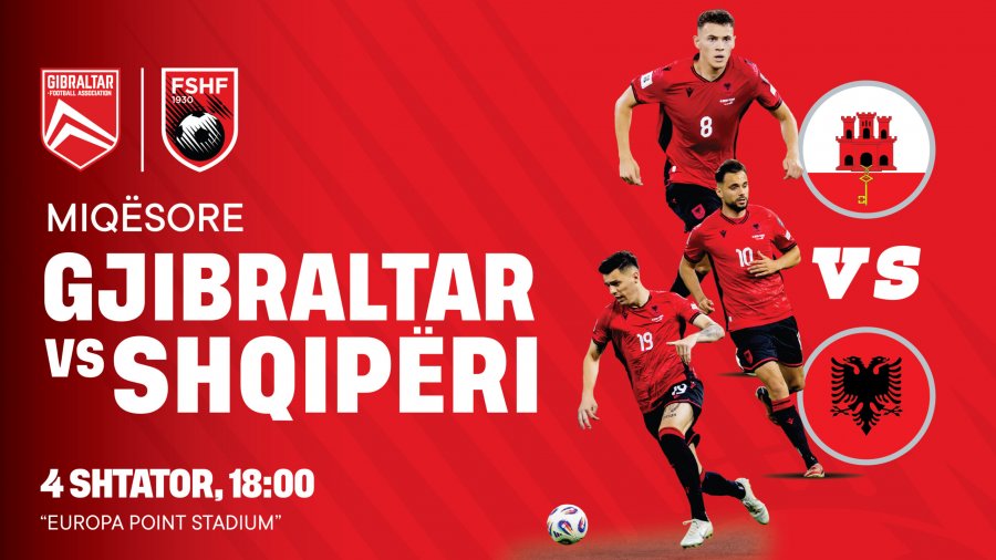 Formacionet zyrtare: Gjibraltar - Shqipëri