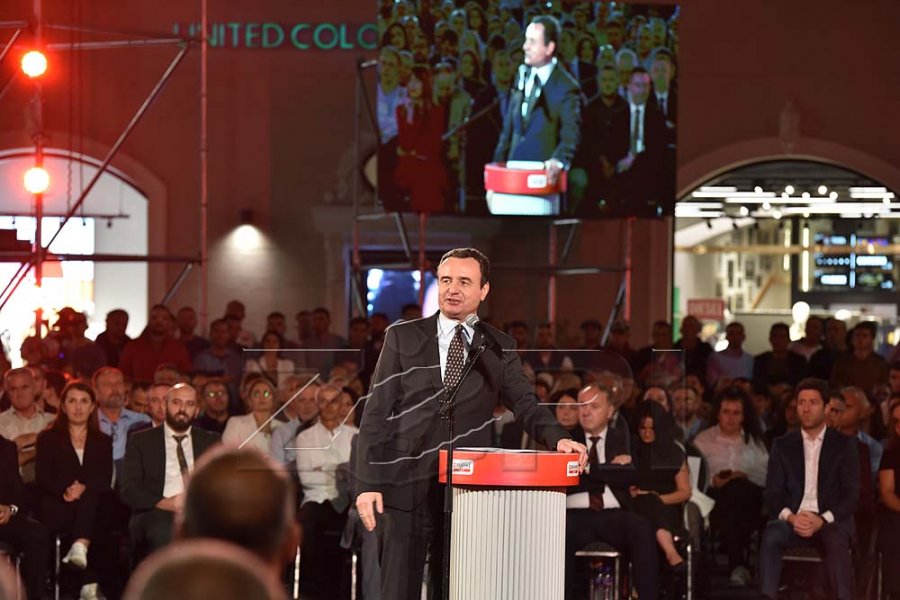 LVV-ja fillon fushatën, Kurti: Ka ardhur koha që qeverisja e mirë të shtrihet edhe në komuna