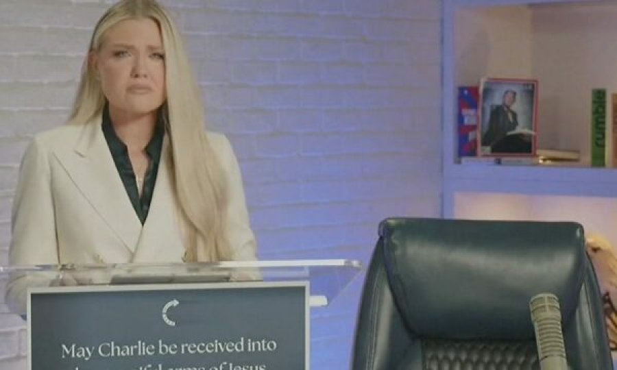 “Nuk do ta lejoj kurrë trashëgiminë tënde të vdesë”, e veja e Charlie Kirk mban një fjalim plot lot pas vdekjes së tij