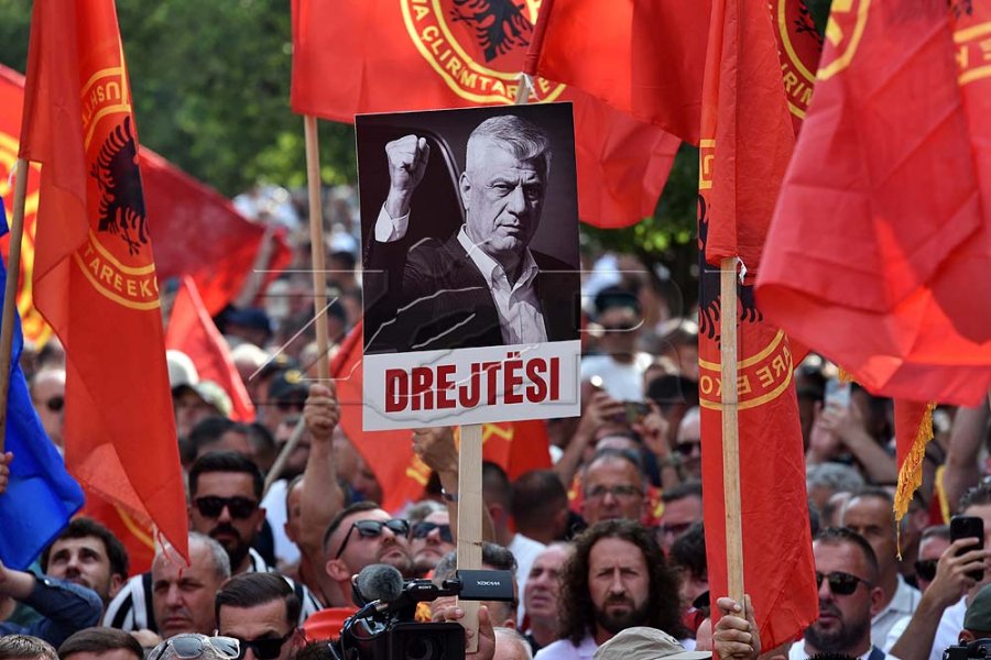 Protesta në Hagë, Krasniqi: Kosova nuk i harron bijtë e saj