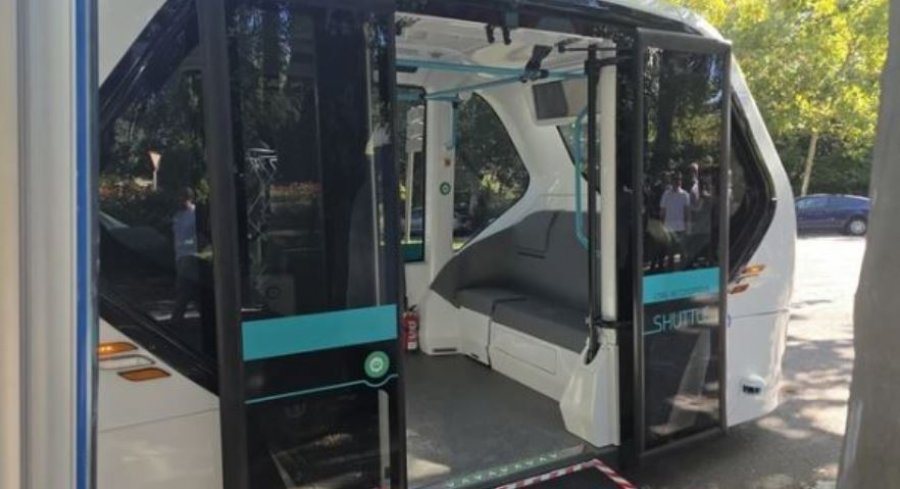 Autobusi i parë elektrik pa shofer në transportin publik në Spanjë