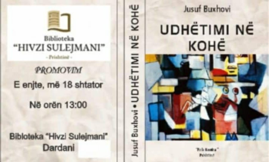 “Udhëtimi në kohë”, vepra e fundit e Buxhovit do të promovohet të enjten