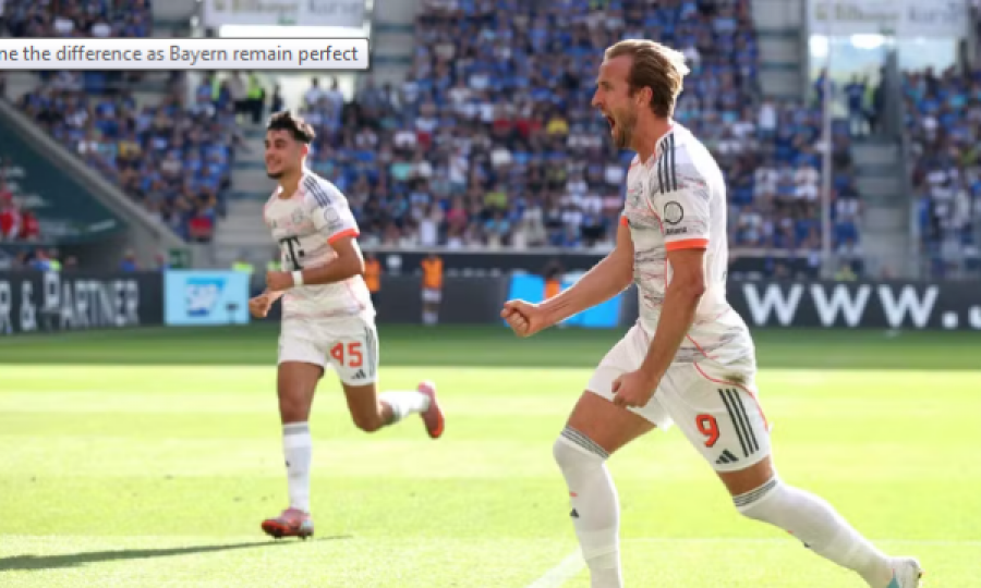 Bayern Munichu fiton bindshëm ndaj Hoffenheimit