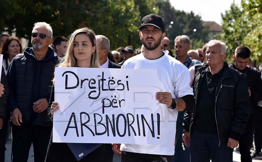 “Liri për Arbnorin”, protestohet për ish-policin që po mbahet në burgun e Serbisë