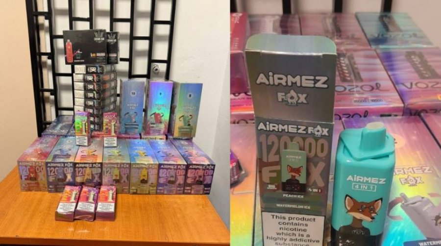 Sekuestrohen 275 cigare elektronike  ndalohet shtetasi serb