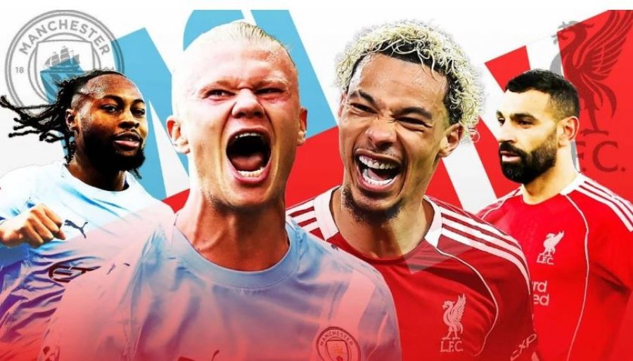 Formacionet zyrtare  Manchester City   Liverpool