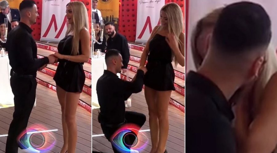 Ulet në gjunjë për t i propozuar Brikena i thotë  po  Mateos në Big Brother