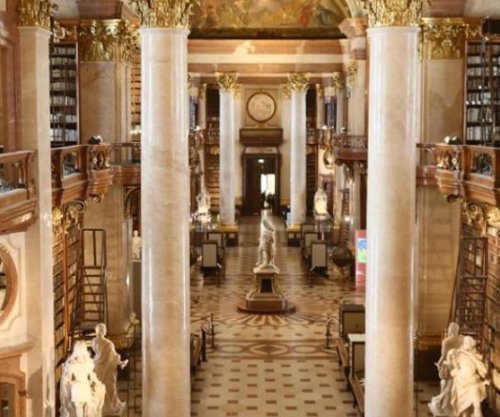 Salla e Shtetit e Bibliotekës Kombëtare të Austrisë, e shquar për arkitekturën baroke