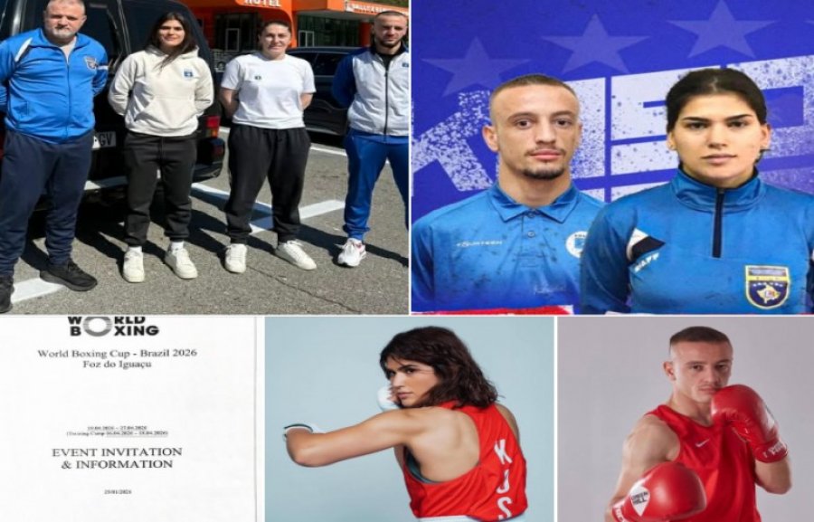 Sadiku e Bajoku përfaqësojnë Kosovën në World Boxing Cup Brazil 2026