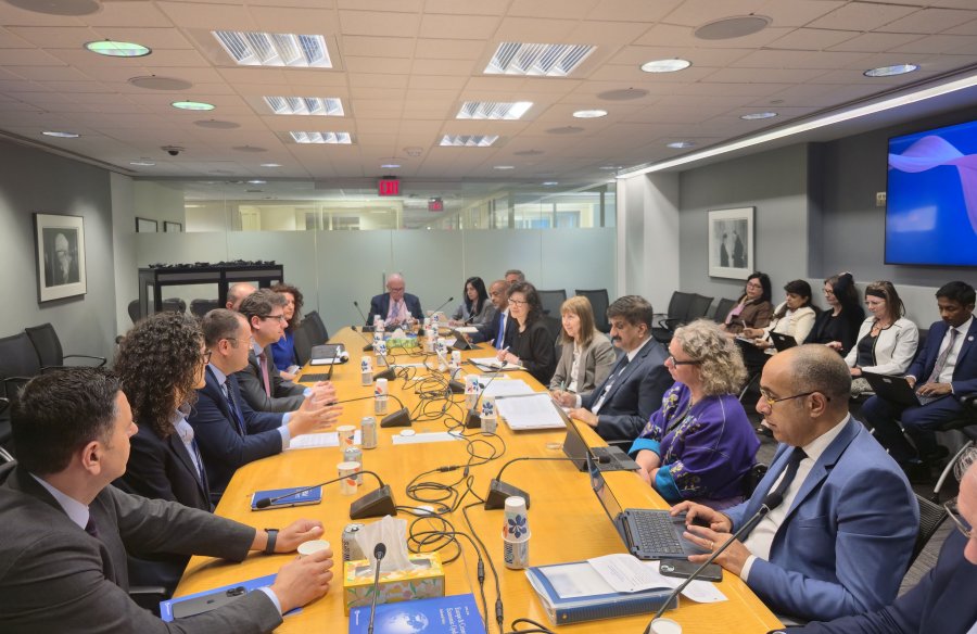 Në Washington D.C., Ismaili diskuton me Bassanin për sektorin financiar