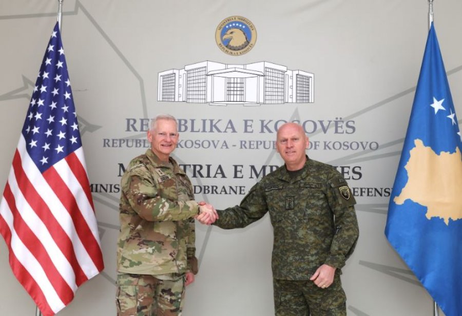 Komandanti i FSK-së pret në vizitë zyrtare adjutantin e përgjithshëm të Gardës Kombëtare të Ajovës