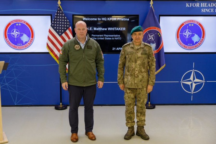 Whitaker shkruan për vizitën në KFOR: Ne jemi partneri më i fuqishëm i Kosovës që po i ndihmojmë të rrisë aftësitë për mbrojtje