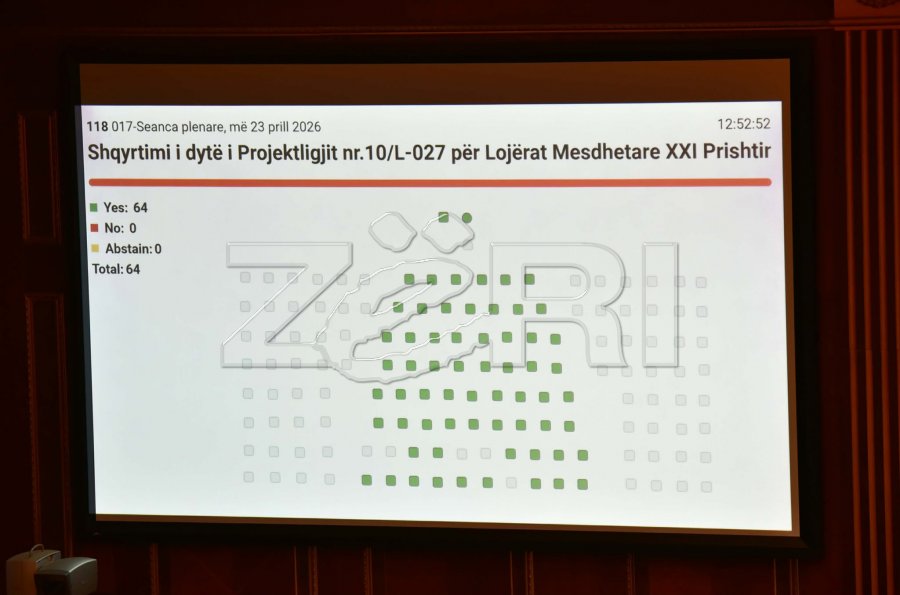 Kuvendi miraton projektligjin për lojërat mesdhetare “Prishtina 2030”