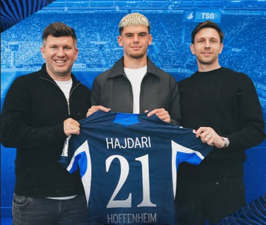 Zyrtare  Albian Hajdari rinovon kontratën me Hoffenheimin