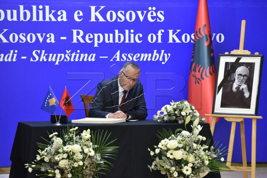 Deputetët e PDK-së bëjnë homazhe në nderim të akademikut Rexhep Qosja