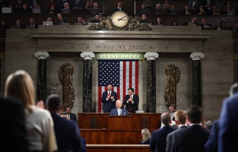 Mbreti Charles në Kongresin e SHBA së  Thirrje për unitet SHBA Britani