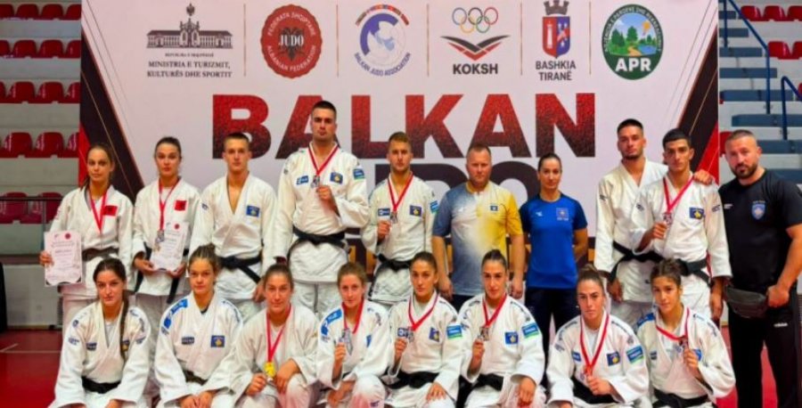 Kosova shkëlqen në Kampionatin Ballkanik të Xhudos  fiton nëntë medalje