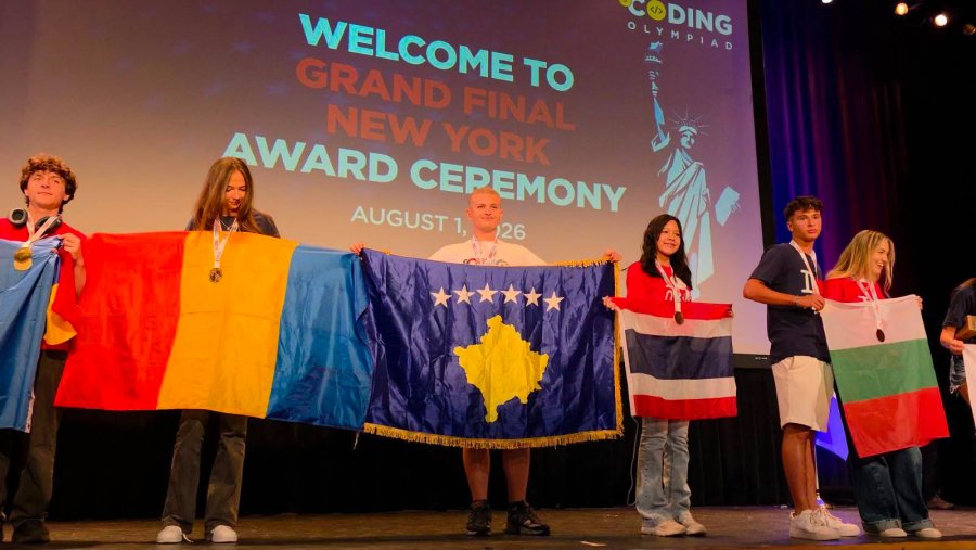 Lum Paçarada sërish triumfon në New York   medalje e artë në Science Olympiad