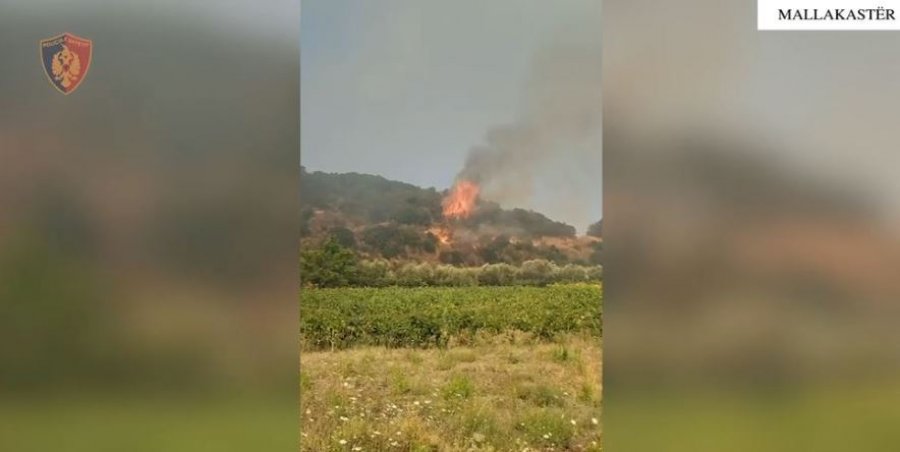 Zjarri rrezikon banesat në Mallakastër, evakuohen disa familje