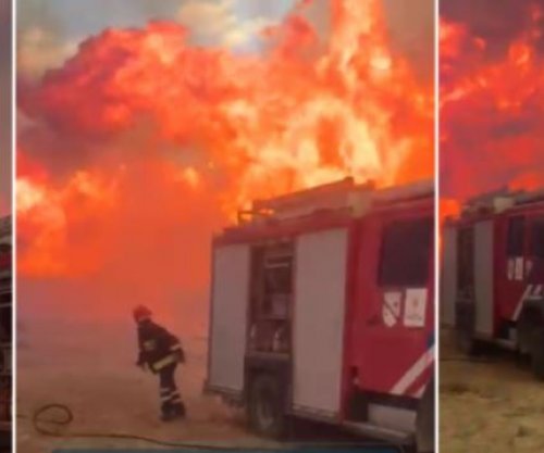 Pamje apokaliptike nga flakët në rrethinën e Tiranës, rrezikohen zjarrfikësit