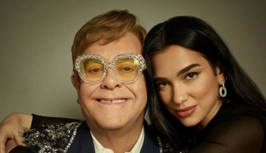 Elton John dhe Dua Lipa festojnë pesëvjetorin e  Cold Heart   Pesë vjet miqësi e mrekullueshme  video 
