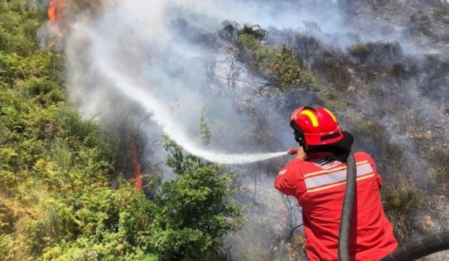 43 vatra zjarri në Shqipëri  10 mbeten aktive