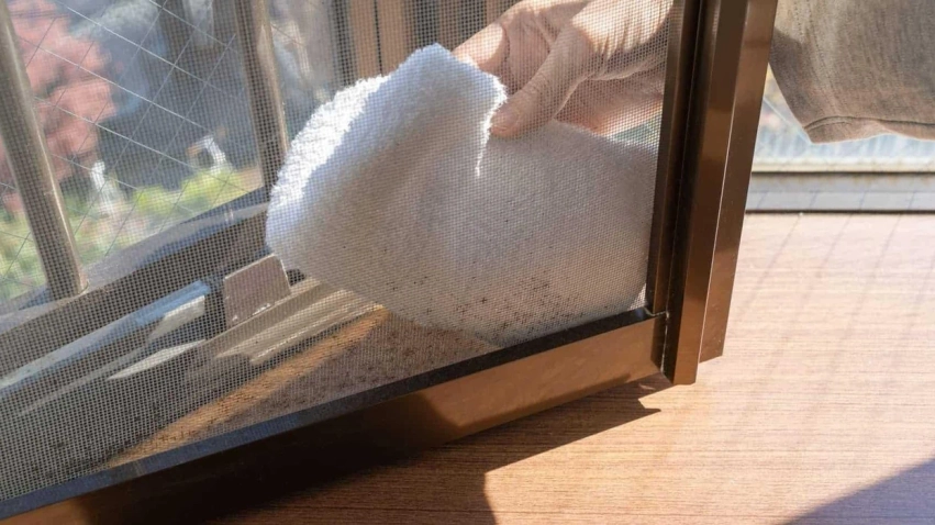 Rrjeta e insekteve bëhet edhe më e pistë nëse e lagni menjëherë, ja si pastrohet pa e hequr nga dritarja