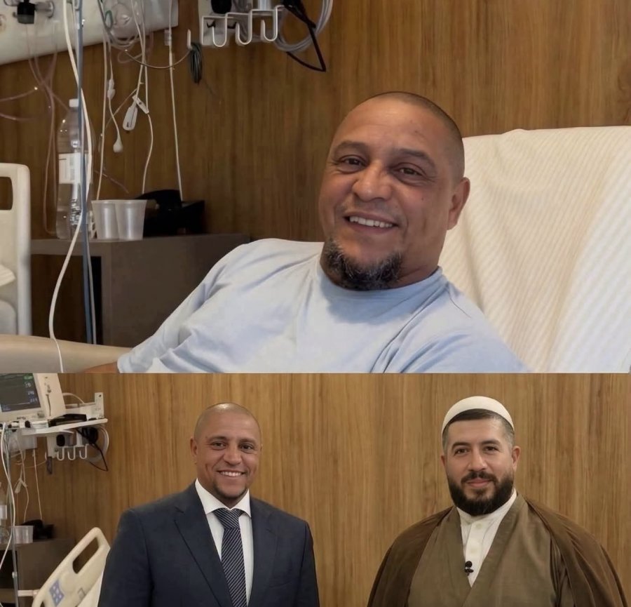 Roberto Carlos pas pranimit të Islamit  Pata një aksident shumë të rëndë  predikuesi Xhihad Hamada ishte shkaku kryesor i hyrjes sime në Islam