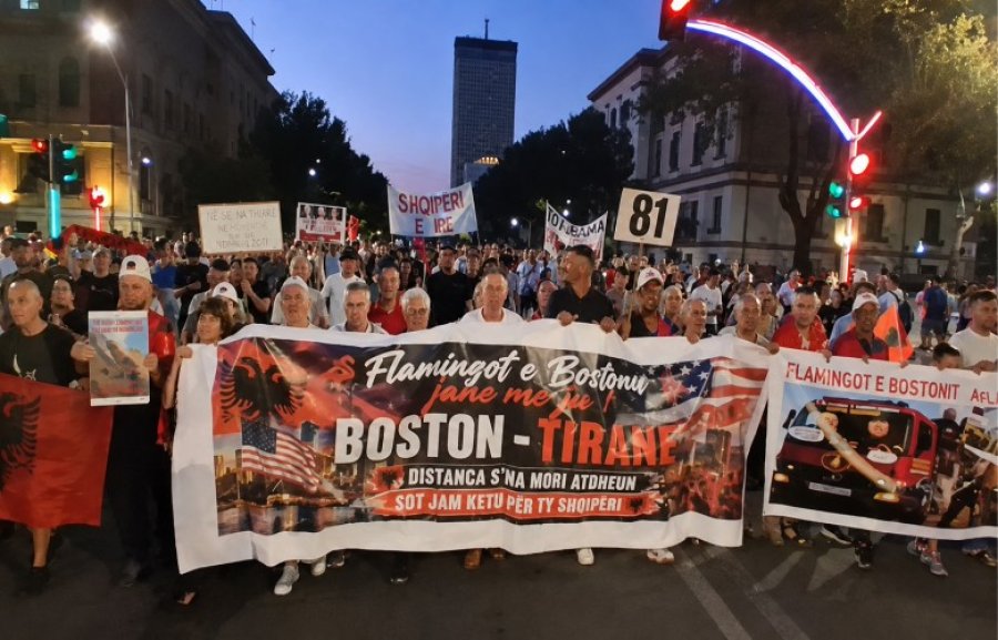 Protesta në Tiranë në ditën e 81 të