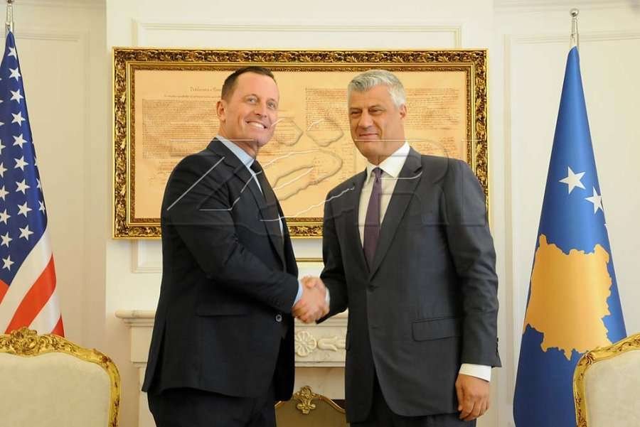 Grenell: Perëndimi e do Thaçin në Kosovë, kriza politike është e krijuar nga Kurti