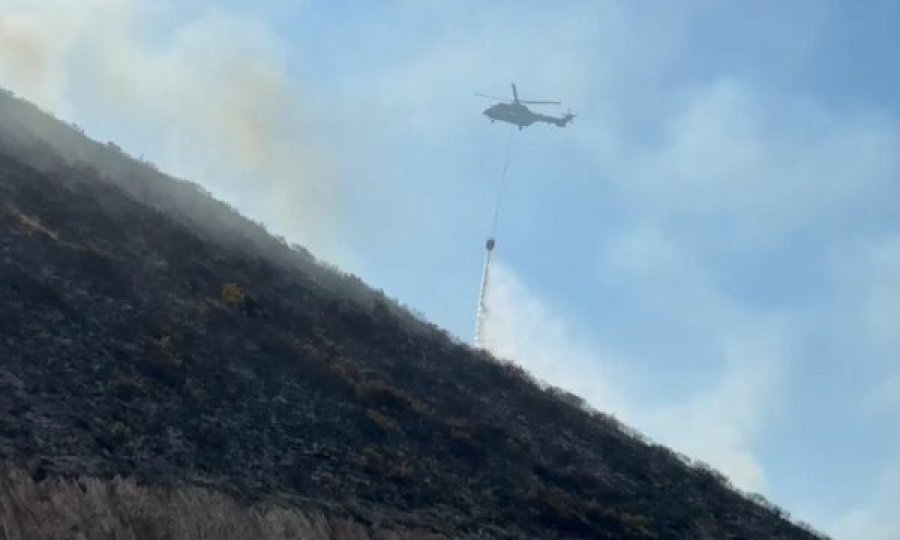 Zjarret në Shqipëri, katër vatra aktive, Ministria e Mbrojtjes: Nuk ka rrezik për zonat e banuara
